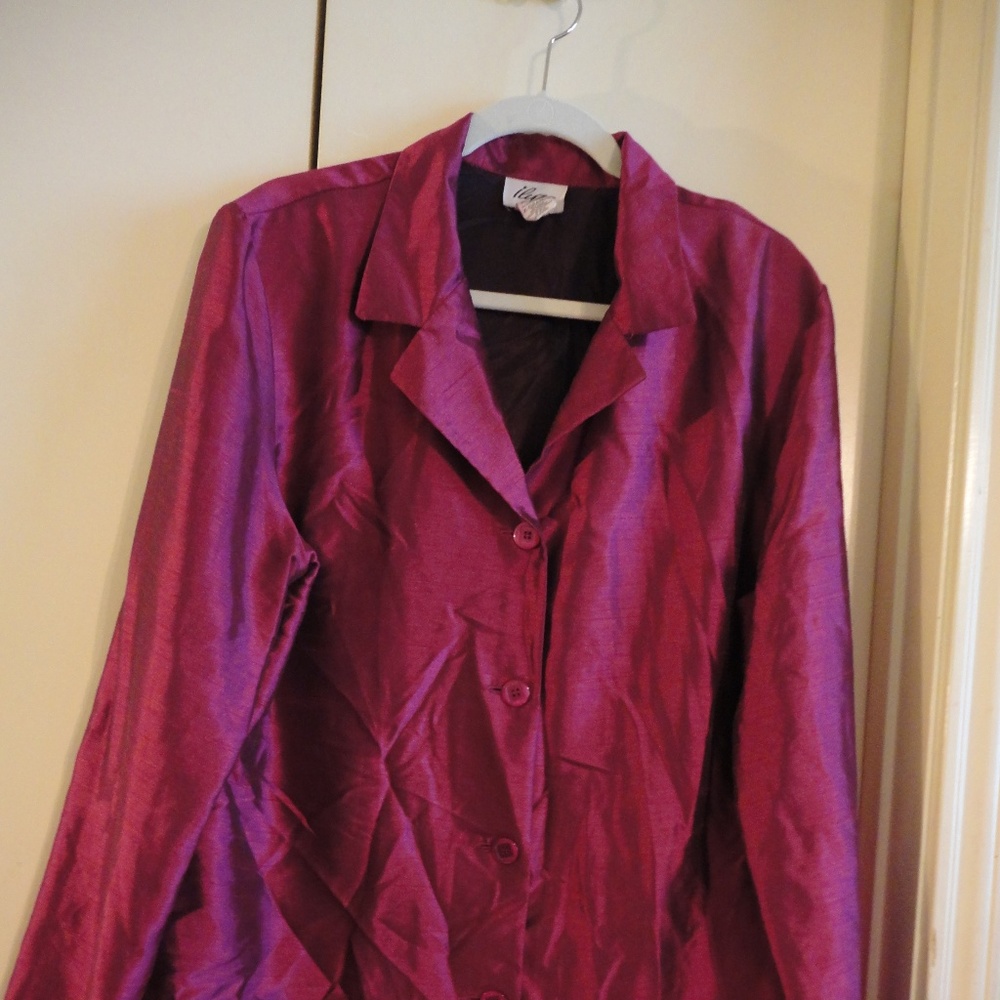 lyza New York Women's Zip Jacket Blazer Size XL